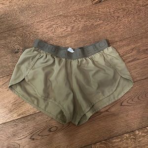 Olive Green Bondi Active shorts